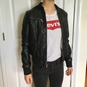 Levi’s hooded Moto jacket/ Unisex